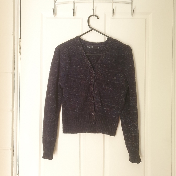 Dangerfield Button-up Patterned Knit Cardigen Size 8 - Picture 3 of 6